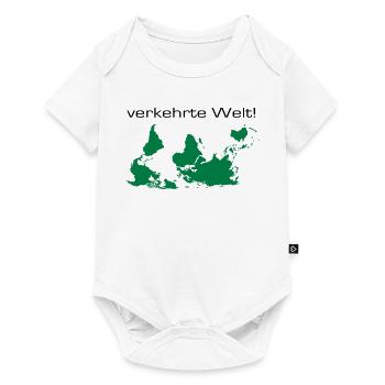 verkehrte welt - Baby Premium Kurzarmbody - Weiß - Vorne