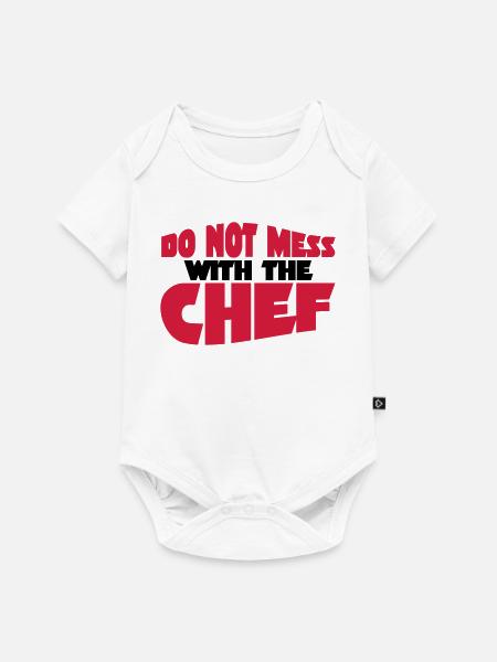 chef - Baby Premium Kurzarmbody - Weiß