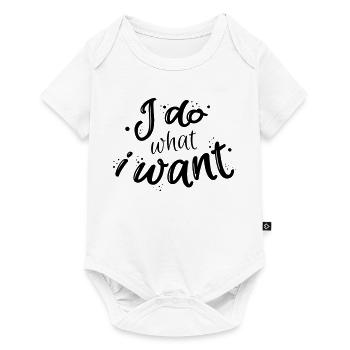 I do what I want - Baby Premium short-sleeve bodysuit - white - Front