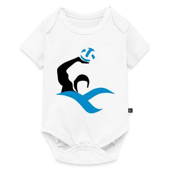 water-polo - Body à manches courtes Premium Bébé - blanc - Devant