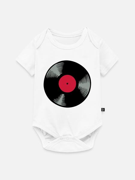 Vinyle - Body à manches courtes Premium Bébé - blanc