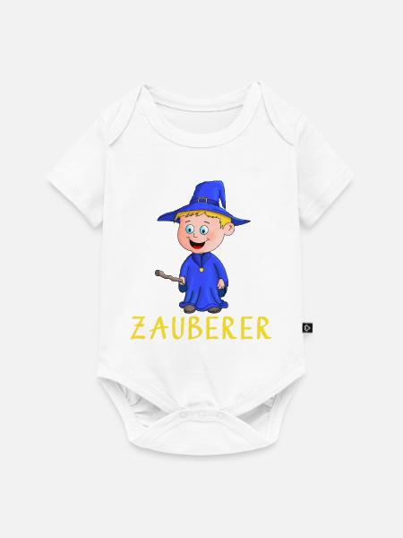 Magier - Zauberer - Baby Premium Kurzarmbody - Weiß