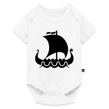 vikings viking - Body à manches courtes Premium Bébé - blanc - Devant