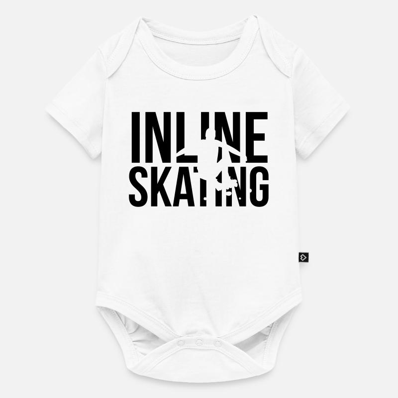 inline skating - Baby Premium Kurzarmbody - Weiß