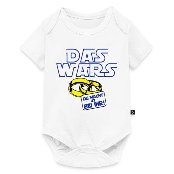 Junggesellenabschied , das wars die macht .(25) - Baby Premium Kurzarmbody - Weiß - Vorne