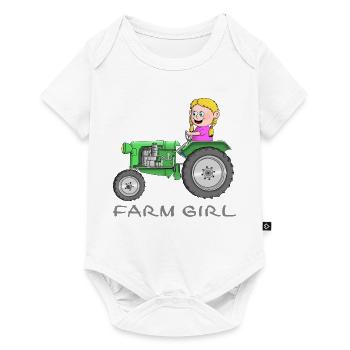 Farm girl - farm girl - Baby Premium short-sleeve bodysuit - white - Front