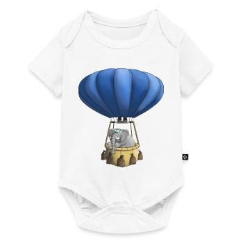 Balloon Cartoon - Montgolfière - Body à manches courtes Premium Bébé - blanc - Devant