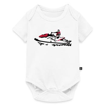 jetski - Baby Premium short-sleeve bodysuit - white - Front