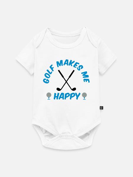 golf - Baby Premium Kurzarmbody - Weiß