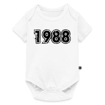 Jahrgang 1988 - Baby Premium short-sleeve bodysuit - white - Front
