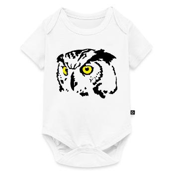 Owl - Baby Premium short-sleeve bodysuit - white - Front