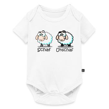 Schaf - Baby Premium Kurzarmbody - Weiß - Vorne