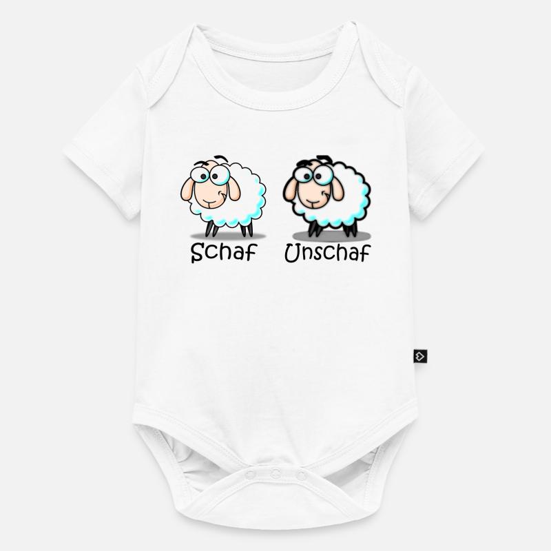 Schaf - Baby Premium Kurzarmbody - Weiß