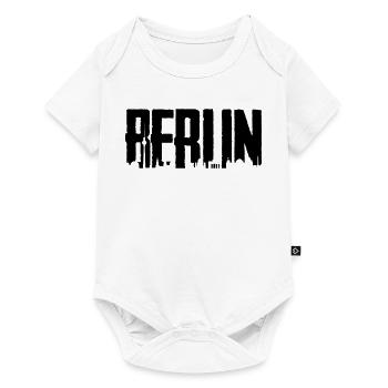 Berlin T-Shirt, Skyline,Kreuzberg,Mitte,Neukölln - Baby Premium Kurzarmbody - Weiß - Vorne