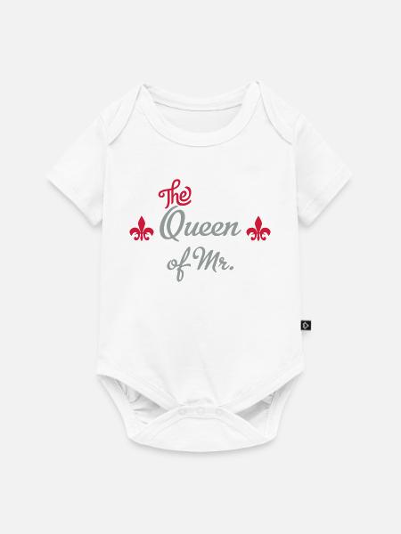 hochzeit - Baby Premium Kurzarmbody - Weiß