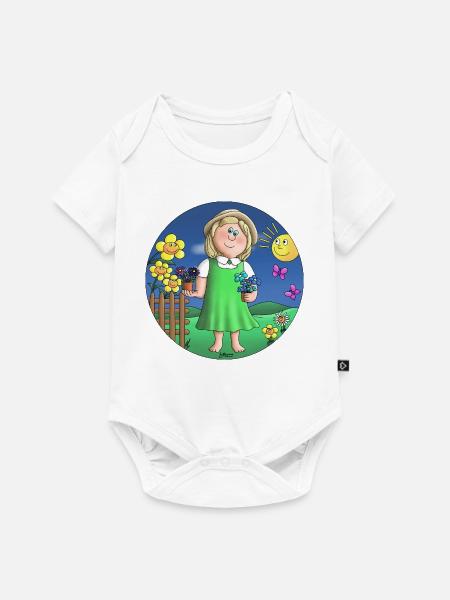 Naturliebhaber - Baby Premium Kurzarmbody - Weiß