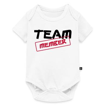 [ Team Member ] - Body à manches courtes Premium Bébé - blanc - Devant
