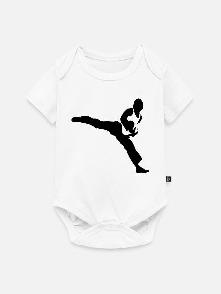 Taekwondo - Baby Premium Kurzarmbody - Weiß