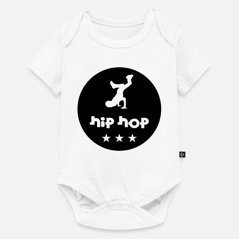 Hip Hop - Body à manches courtes Premium Bébé - blanc