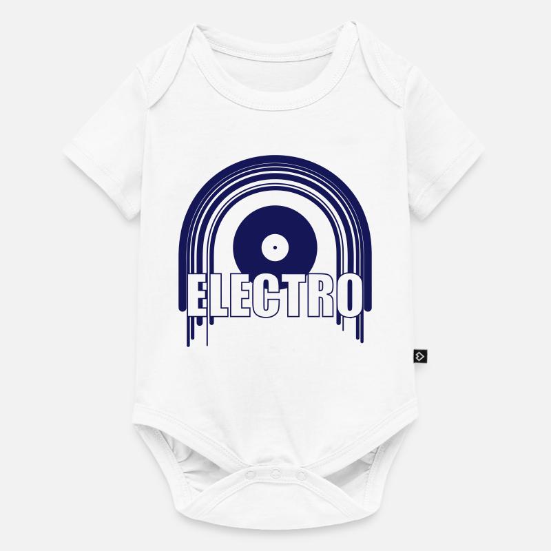 Electro - Body à manches courtes Premium Bébé - blanc