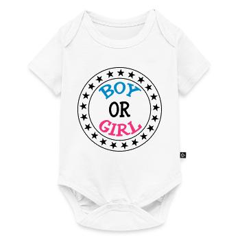 Boy or Girl - Body à manches courtes Premium Bébé - blanc - Devant