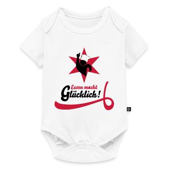 eat - Baby Premium short-sleeve bodysuit - white - Front
