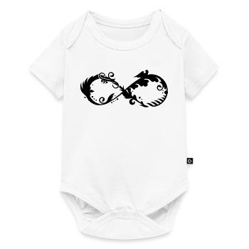 A symbol of infinity - Baby Premium short-sleeve bodysuit - white - Front