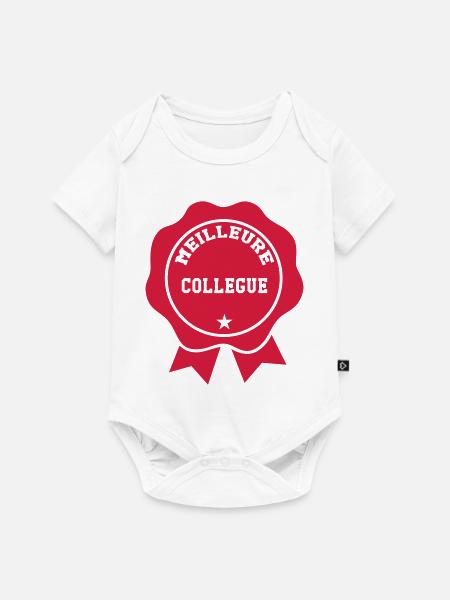 Beste Kollege - Baby Premium Kurzarmbody - Weiß