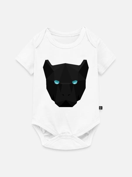 Panther - Baby Premium Kurzarmbody - Weiß