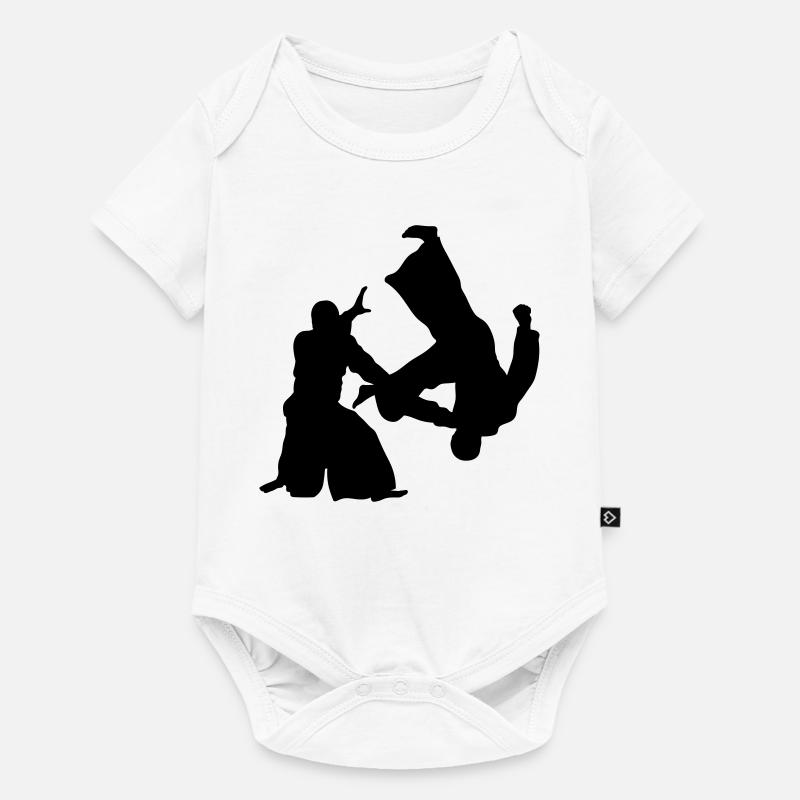aikido - Body à manches courtes Premium Bébé - blanc