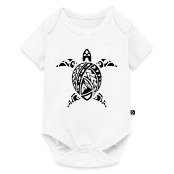 maori turtle - Baby Premium short-sleeve bodysuit - white - Front