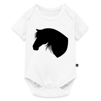 Horse - Body à manches courtes Premium Bébé - blanc - Devant