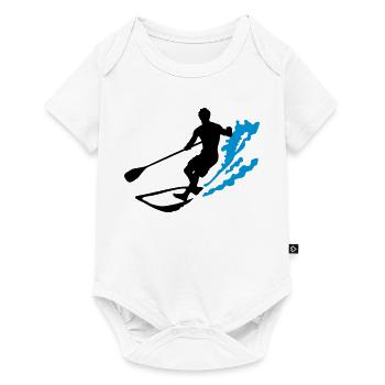 stand up paddling - Baby Premium short-sleeve bodysuit - white - Front
