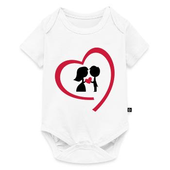 wedding day - Baby Premium short-sleeve bodysuit - white - Front
