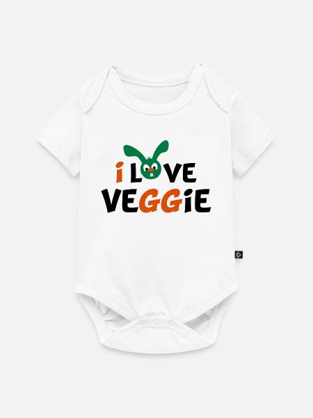 vegetarier - Baby Premium Kurzarmbody - Weiß