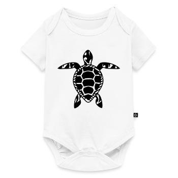 A sea turtle - Baby Premium short-sleeve bodysuit - white - Front