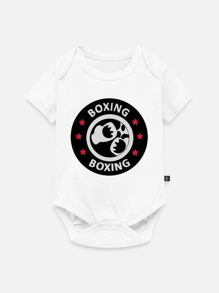 Boxing - Baby Premium Kurzarmbody - Weiß