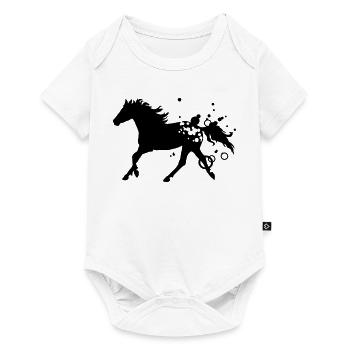 Horse - Baby Premium short-sleeve bodysuit - white - Front