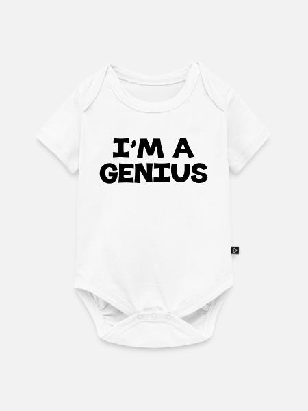 I'm a Genius - Baby Premium Kurzarmbody - Weiß