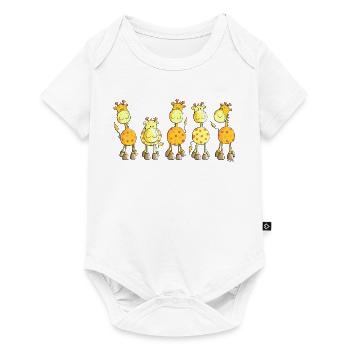 Funny Giraffes - Giraffe - Zoo - Baby Premium short-sleeve bodysuit - white - Front