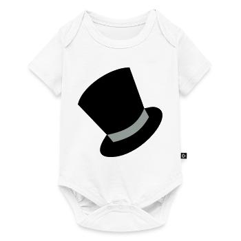 zylinder - Baby Premium Kurzarmbody - Weiß - Vorne