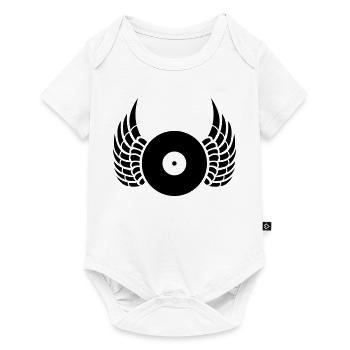 dj - Baby Premium Kurzarmbody - Weiß - Vorne