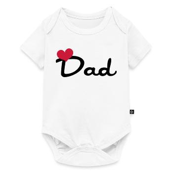 Dad - Baby Premium short-sleeve bodysuit - white - Front