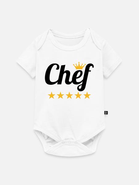 Chef - Baby Premium Kurzarmbody - Weiß