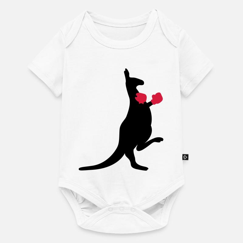 kangaroo - Baby Premium short-sleeve bodysuit - white