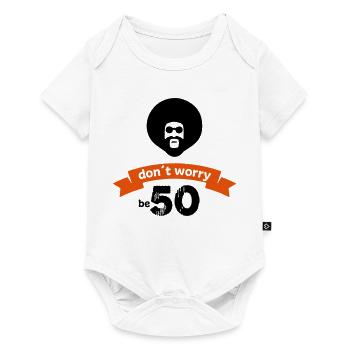 50 - Baby Premium short-sleeve bodysuit - white - Front