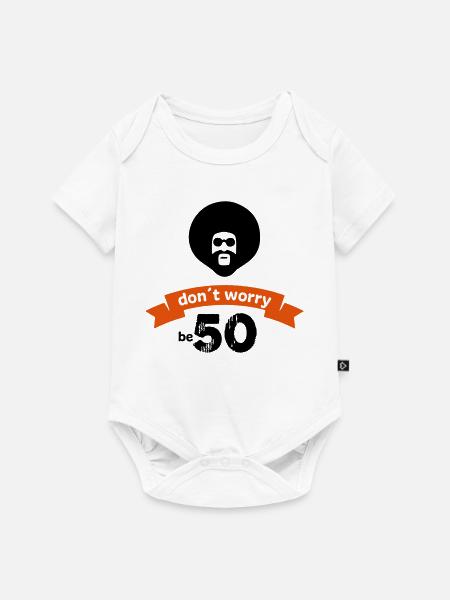 50 - Baby Premium Kurzarmbody - Weiß