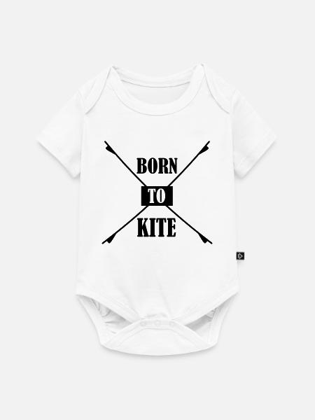 Kiteboard - Baby Premium Kurzarmbody - Weiß