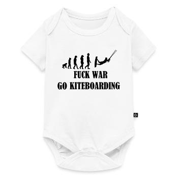 Kiteboard,Kiteboarder,Kiteboarding,Mer,Conseil - Body à manches courtes Premium Bébé - blanc - Devant