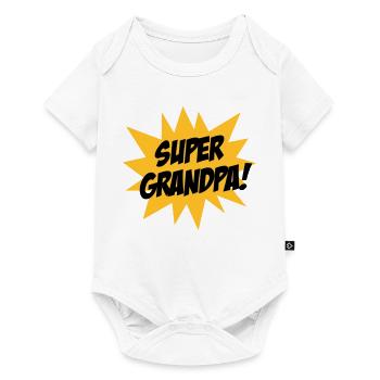 Super Grandpa ! - Body à manches courtes Premium Bébé - blanc - Devant